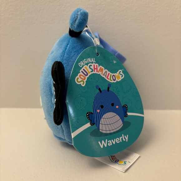 NWT Set of 3 Squishmallow Keychains Moths/Butterfly - Picture 3 of 10